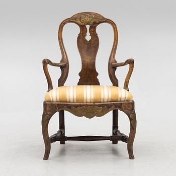 Armchair, Rococo 18th century.