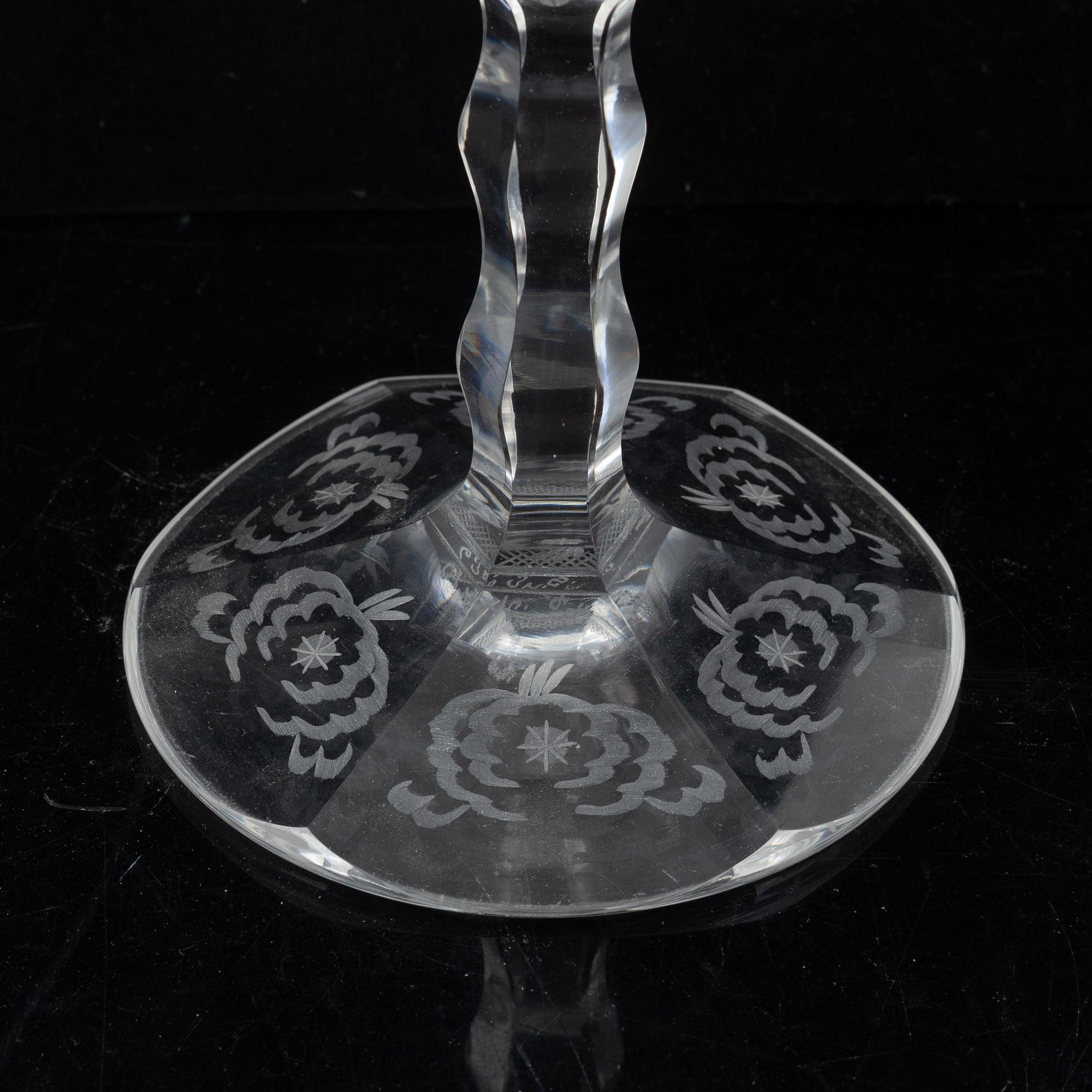 Edward Hald, a glass vase, Orrefors 1929.