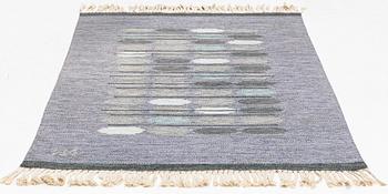 Rug, röllakan, indistinctly signed, approximately 200 x 135 cm.