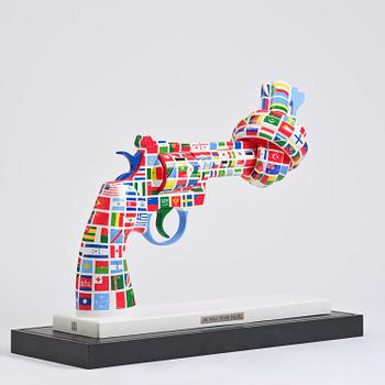Carl Fredrik Reuterswärd, "One World for Non-Violence".