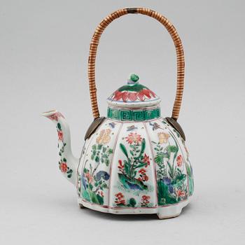 TEKANNA, porslin, Kina, Kangxi 1662-1722.
