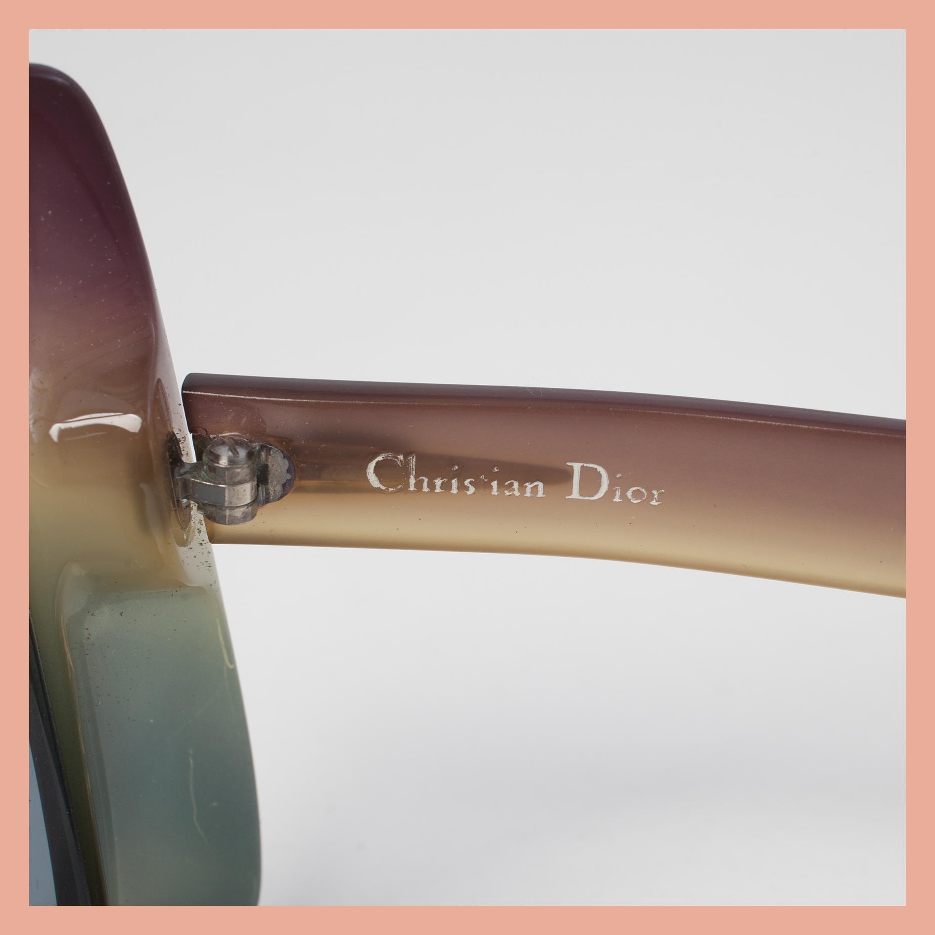 SUNGLASSES, two, Christian Dior.