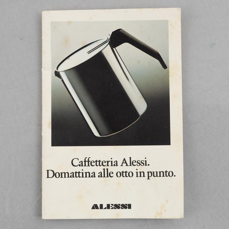 Richard Sapper, kaffeservis, 6 delar, Alessi, Italien, 1979/80-tal.