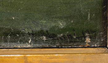 OKÄND KONSTNÄR, olja på duk, otydligt signerad, 18/1900-tal.