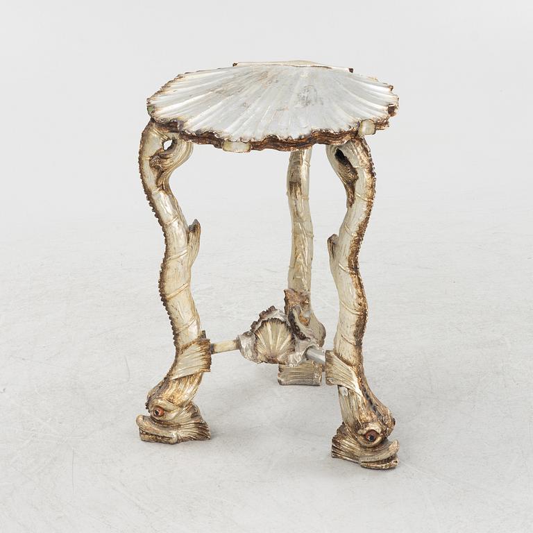 An Italian Grotto-Style Side Table, 20th Century.