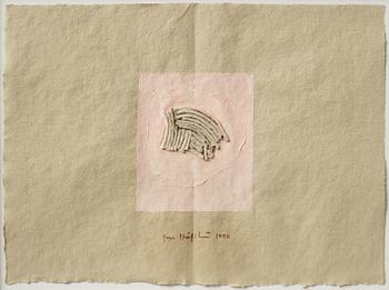 Jan Håfström, mixed media, signed and dated 1990.