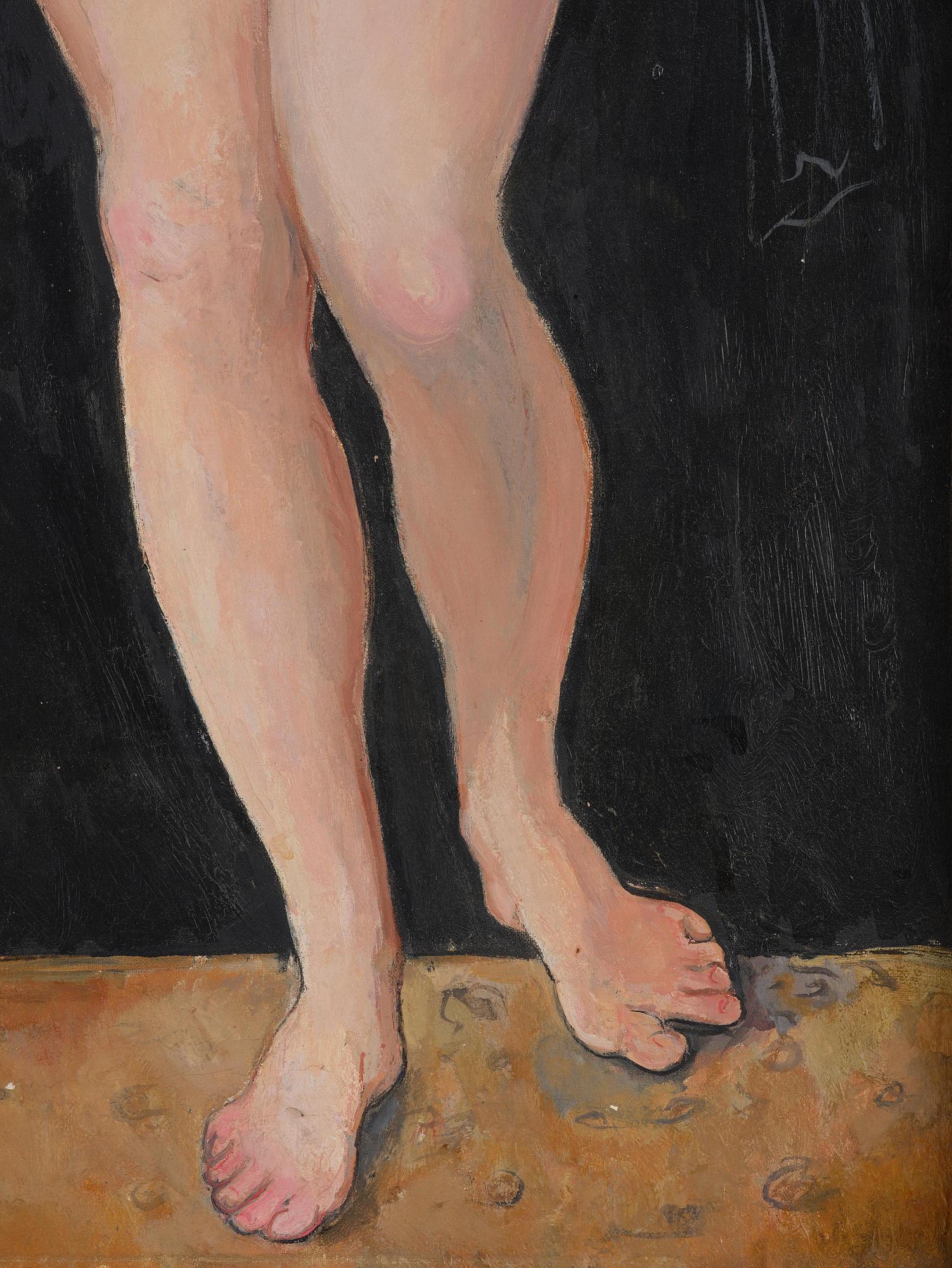 Nils von Dardel, Venus och Amor (Kopia efter Cranach).