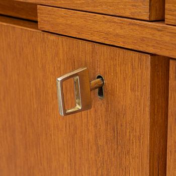 A teak veneered sideboard, 1960's.