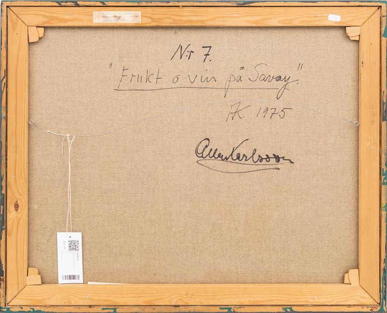 Allan Karlsson, oil on canvas signed and dated 1975.