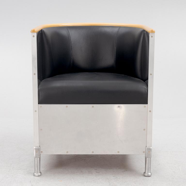 Mats Theselius, "Aluminium Chair", Källemo, designed in 1990.