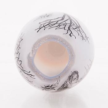 ELLA VARVIO, vas/ glasskulptur, signerad Ella Varvio 2017.