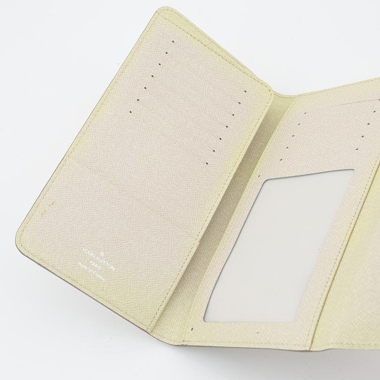 Louis Vuitton, a cream epi long wallet, 2007.