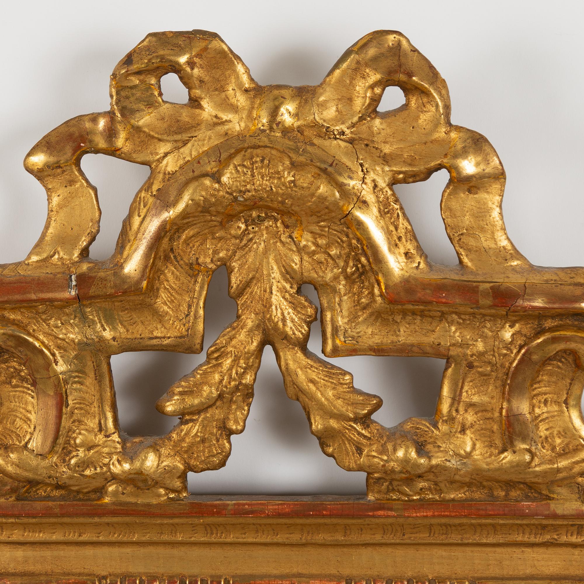 Olof Wetterberg, a Gustavian mirror, Jönköping and Kalmar, late 18th Century.