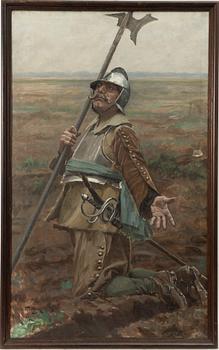 Nils Forsberg, Study for Gustav II Adolf before the Battle of Lützen.
