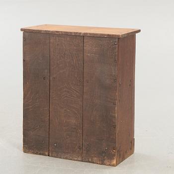 A danish 19th century oak wall cabinet.
