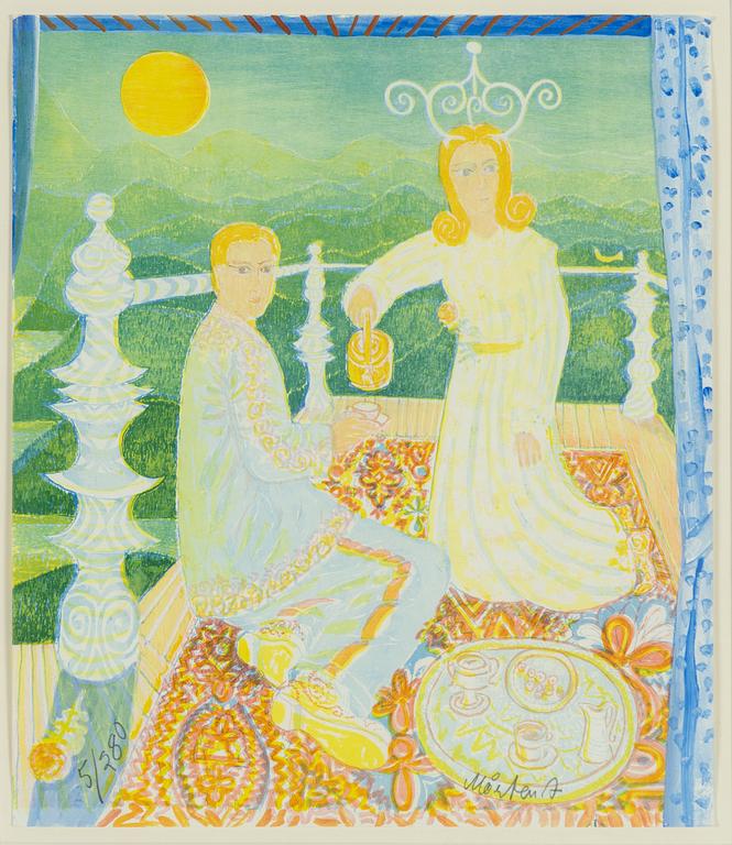 Mårten Andersson, "Spelmannen", Dans på Ybo gård", "Kaffedrickarna".