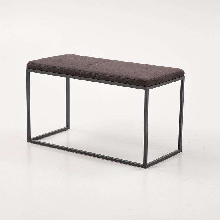 A steel bench from BoConcept.