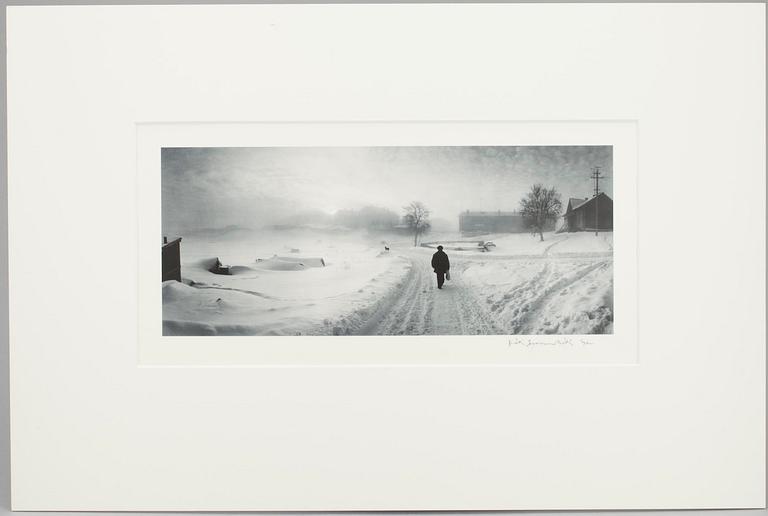 PENTTI SAMMALLAHTI, fotografi, silvergelatinfotografi, sign. a tergo, konstnärens avdrag 1992.