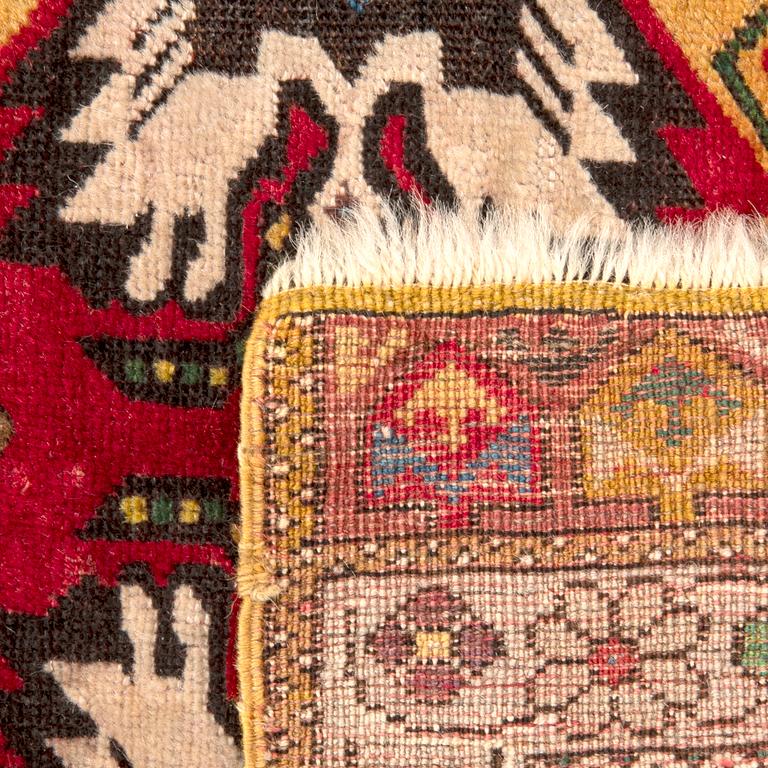 Yastik Anatolian antique rug, approximately 115x50 cm.