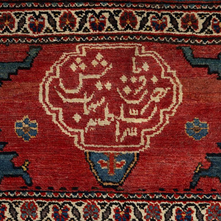 A 'Khan carpet' Chahar Mahal va Bakhtiari carpet of Safavid 'vase' design, West Persia, c. 774 x 423 cm.