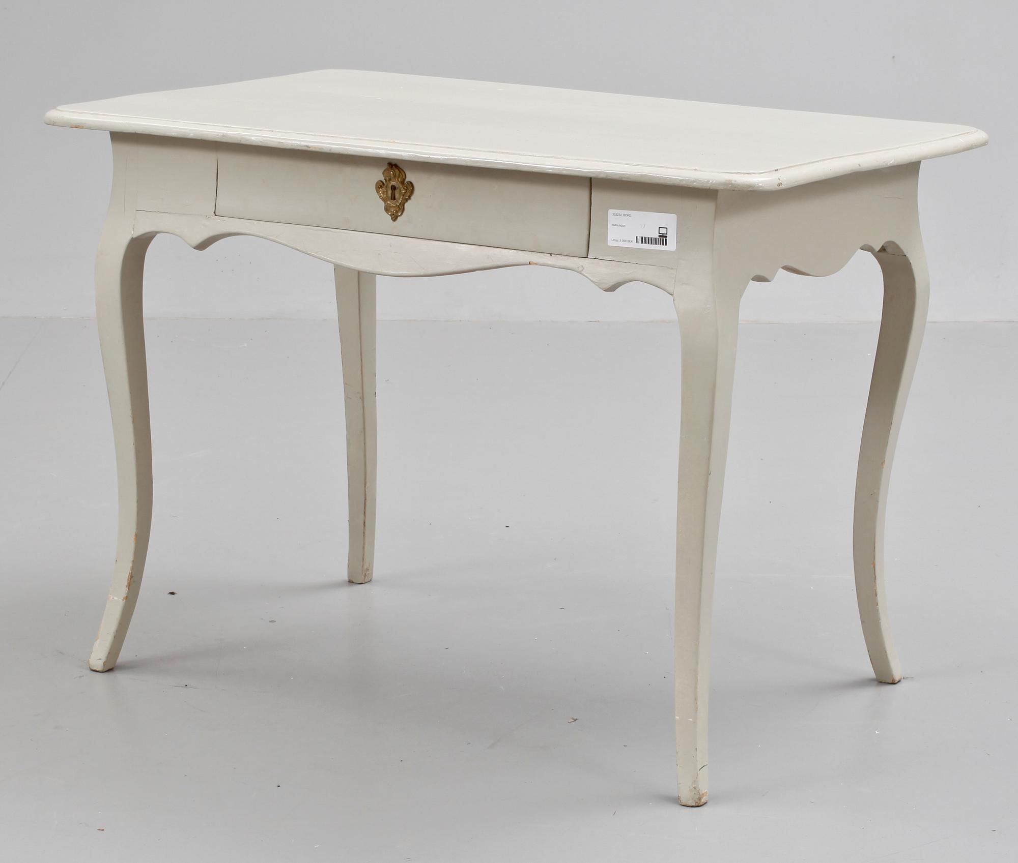 DAMSKRIVBORD, rokokostil, 1800-tal.