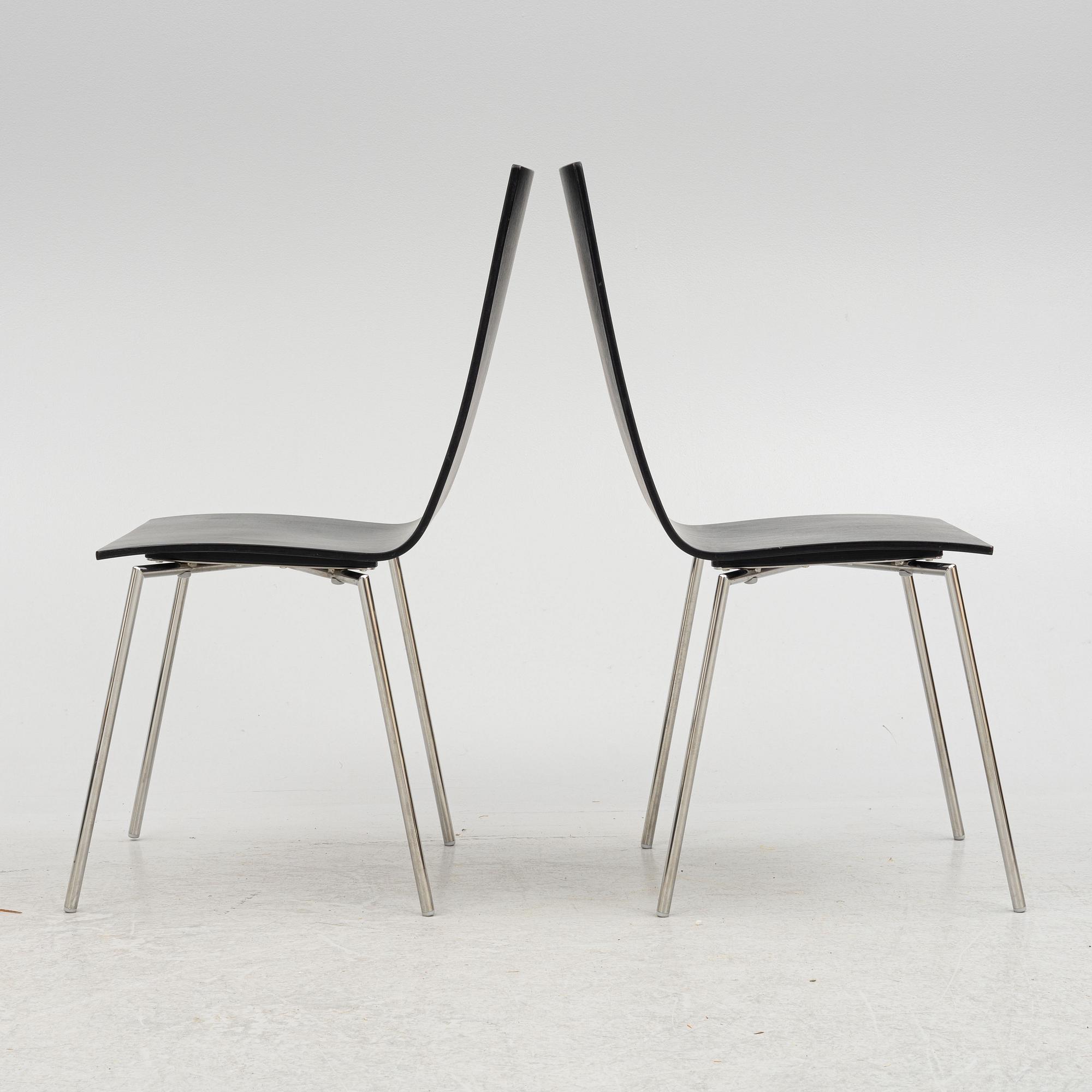 Mattias Ljunggren, six "Cobra" chairs, Källemo, Sweden.