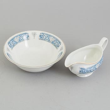 A mid 20th century 'Snow White' porcelin service, Johnson Bros ,33 pcs.