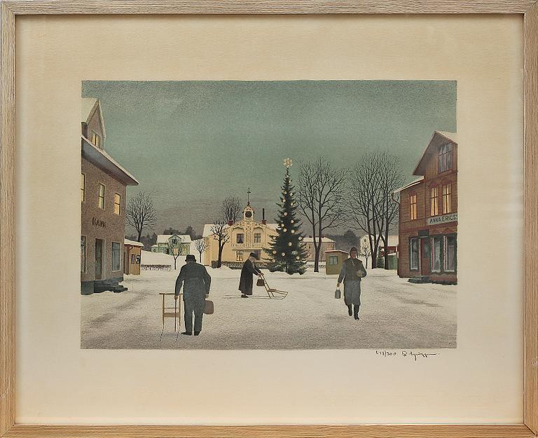 REINHOLD LJUNGGREN, färglitografi, sign samt nr 248/300.