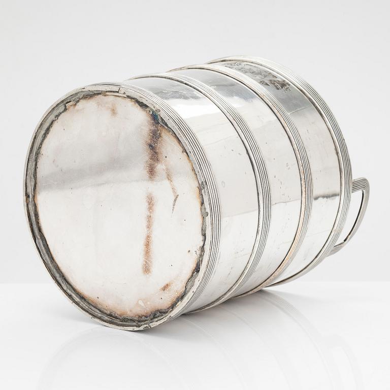 Vinkylare, försilvrad, England, 1800-talets första hälft.