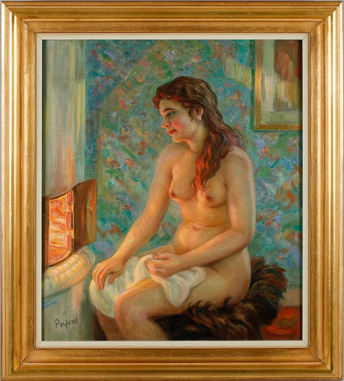 PER-HILDING PERJONS, olja på duk, sign.