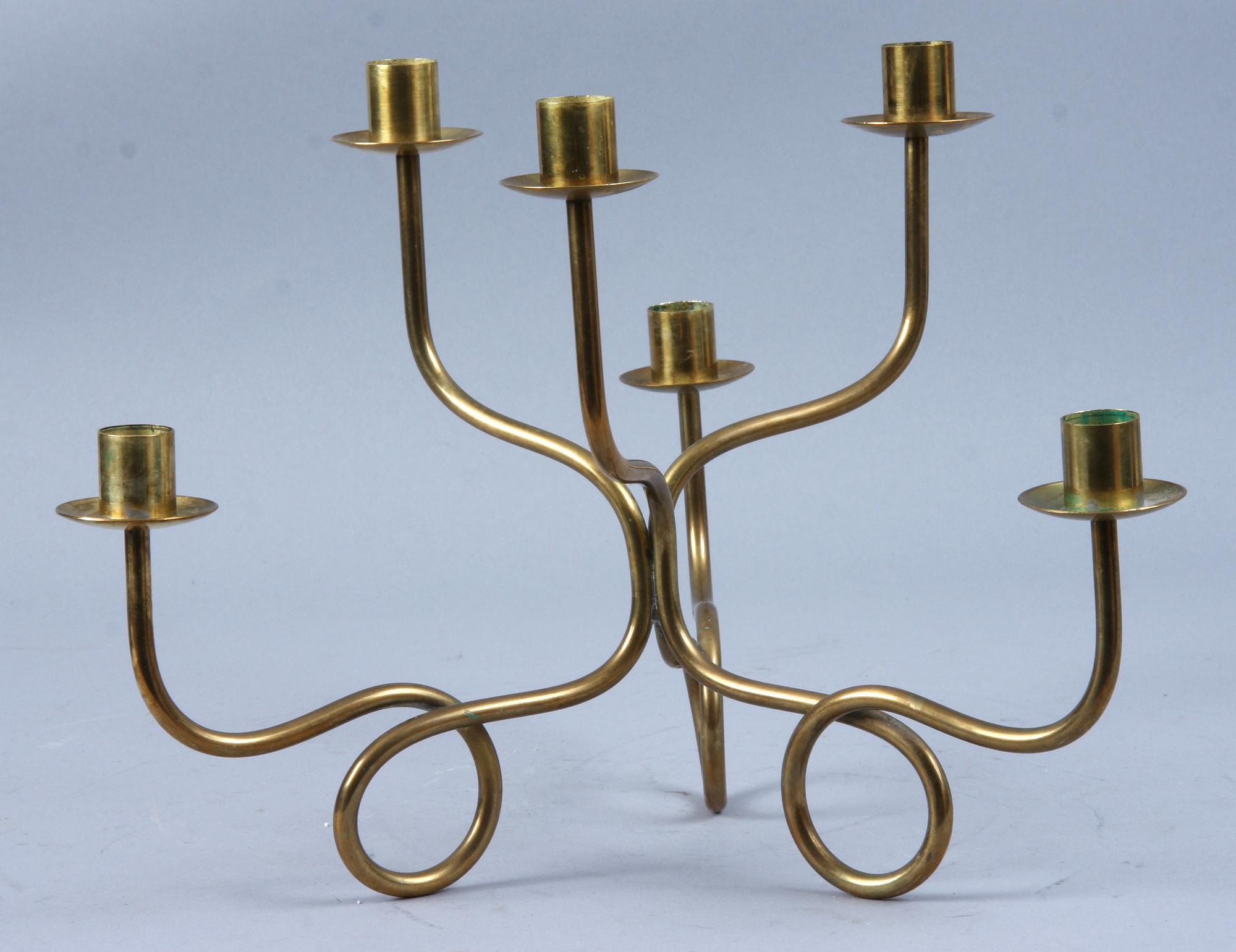 KANDELABER, mässing, Josef Frank, Svenskt Tenn.