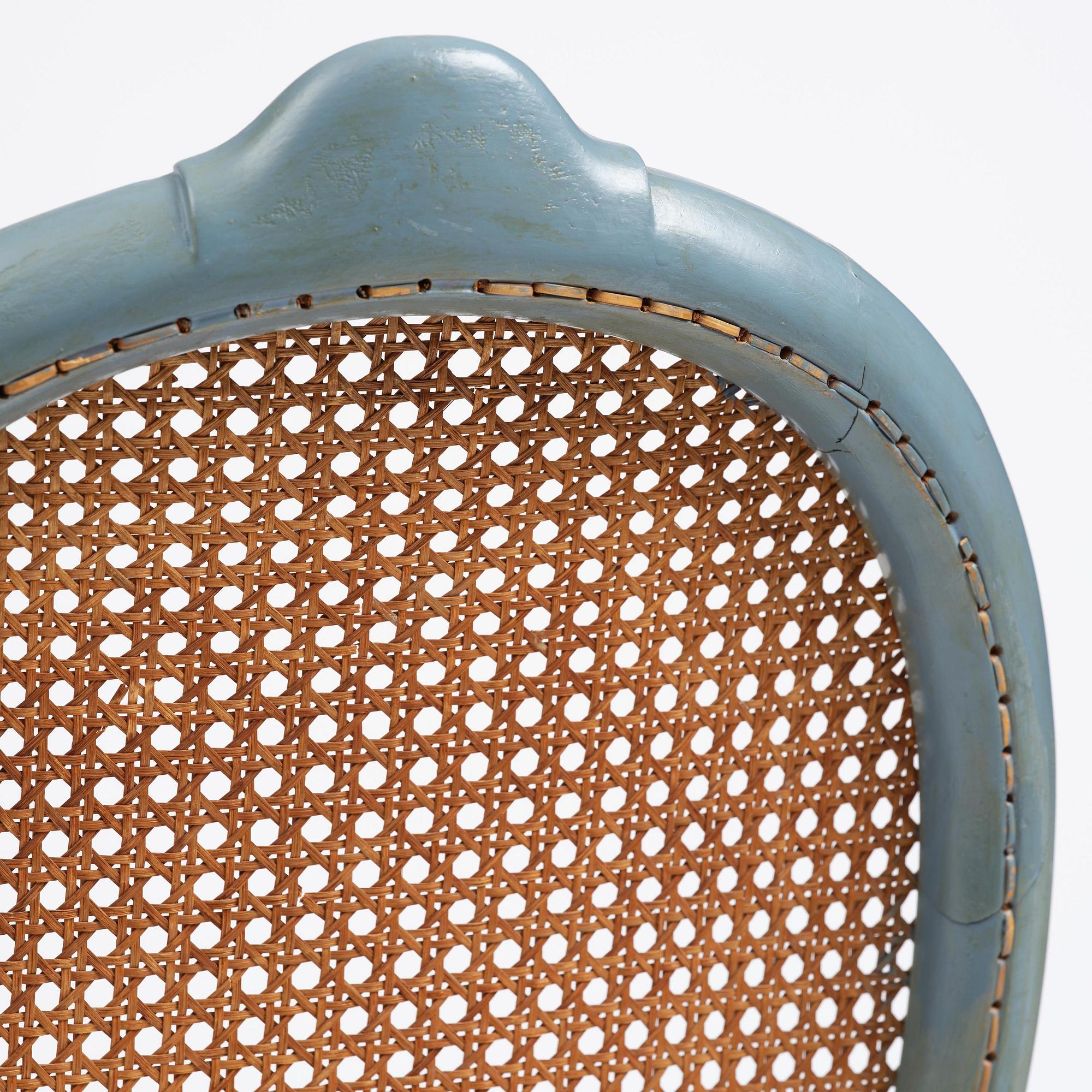 Carl Malmsten, a set of six Swedish Grace chairs, cabinetmaker Albin Johansson, Stockholm, for Villa Kvikkjokk, 1927.