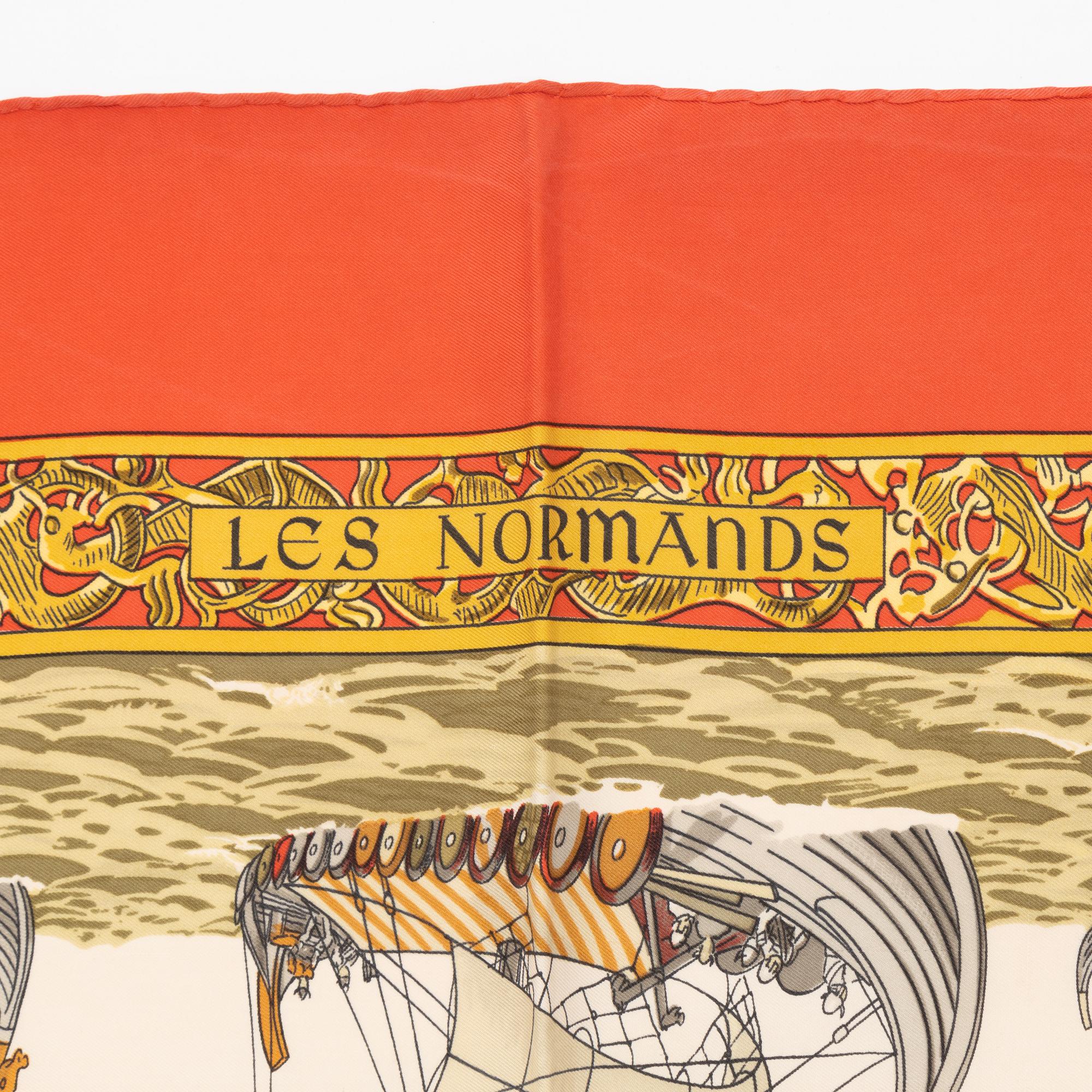 Hermès, scarf, "Les Normands".