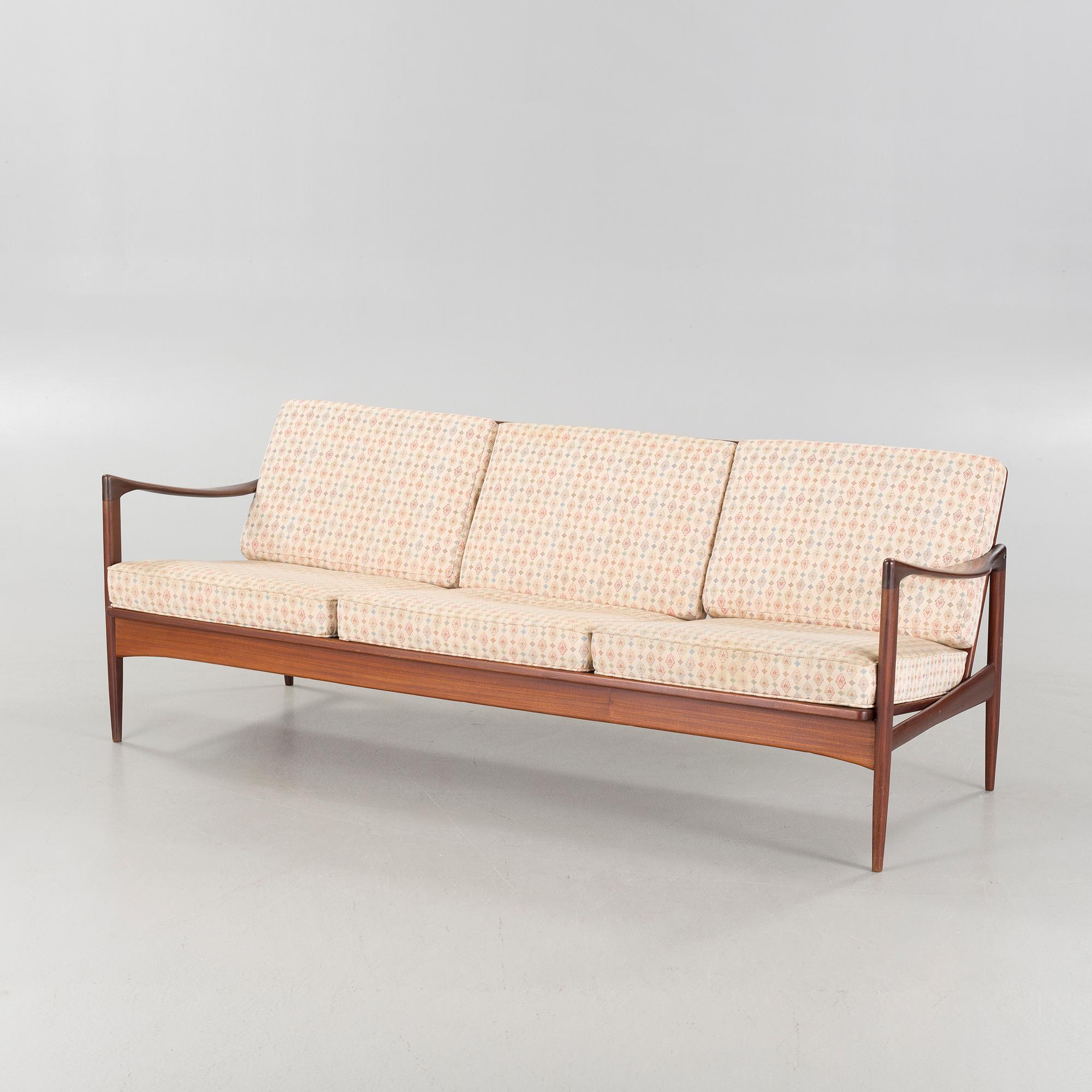 A sofa by Ib Kofod Larsen for OPE in Jönköping, 1960s.
