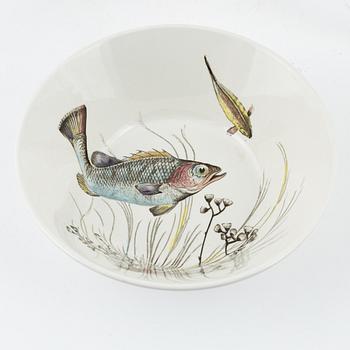 Fiskservis, 15 delar, flintgods, "Fish", Johnson Bros, England.