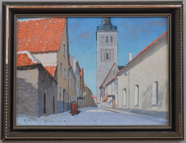Andrei Afanasevich Jegorov, TOWN VIEW, TALLINN, (REVAL).