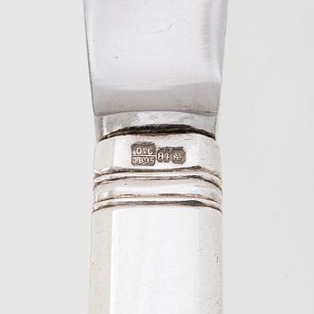 Wojcieck-Kazimierz Birkowski, bestickuppsättning, 12 delar, silver, med krönt vapen, Warszawa 1895.