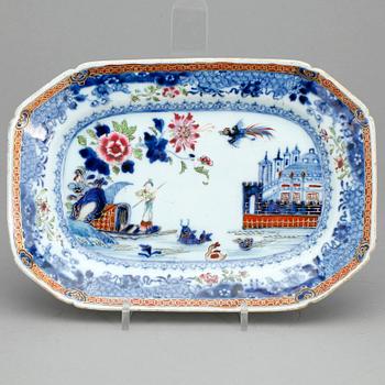 STEKFAT, porslin, Kina, Qianlong, (1736-1795).