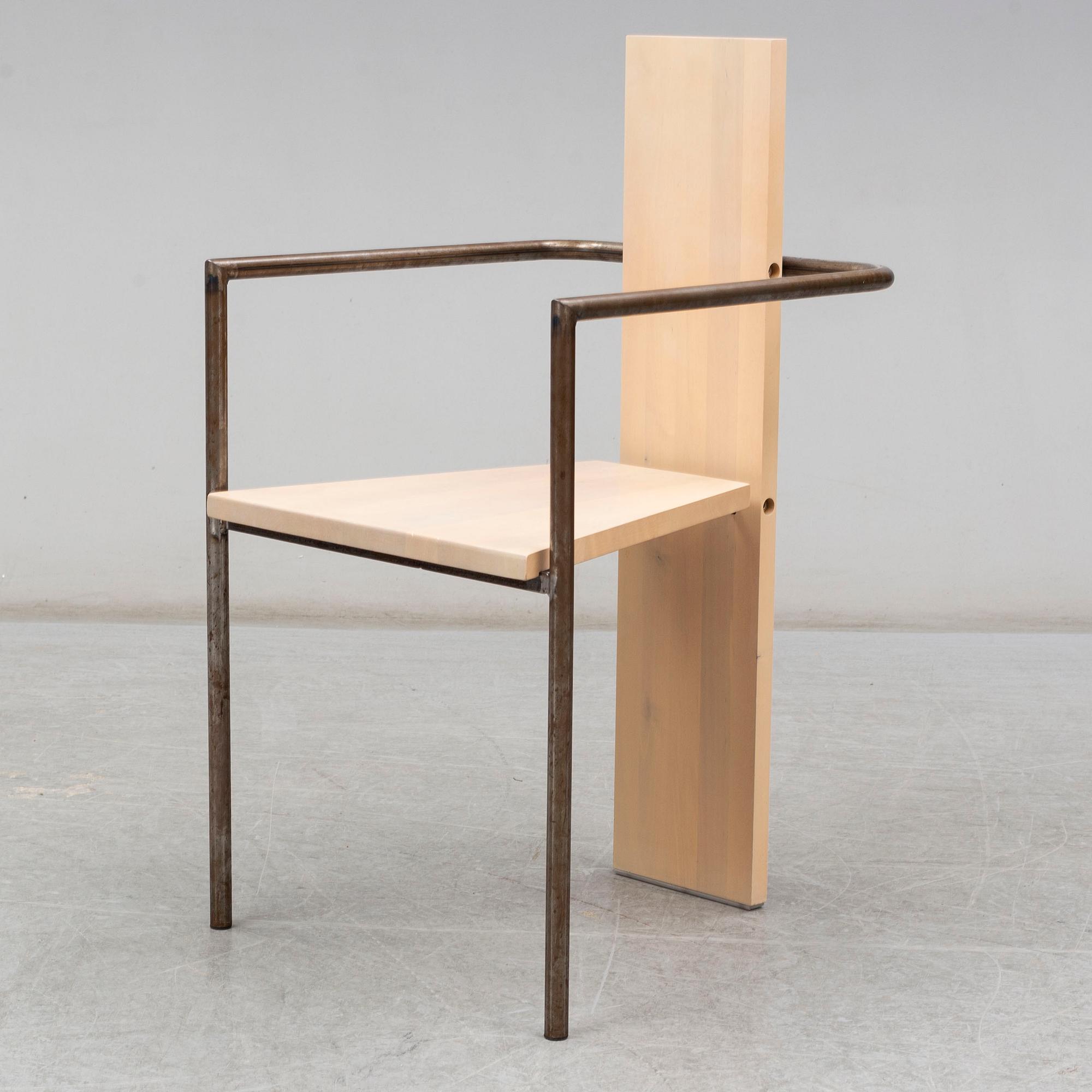 JONAS BOHLIN, a 'Concrete' arm chair, Källemo.