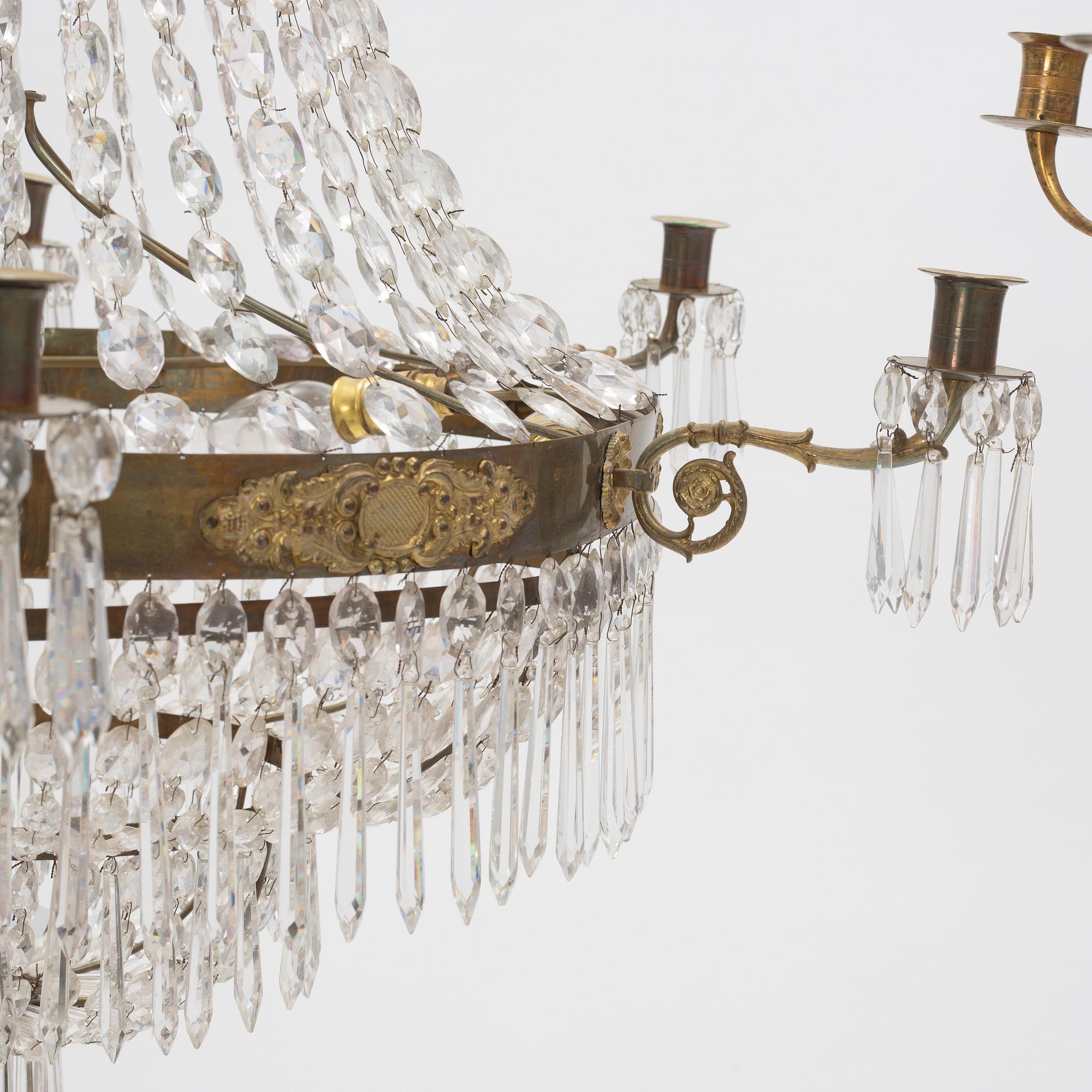 An Early 19th Century Empire Chandelier.