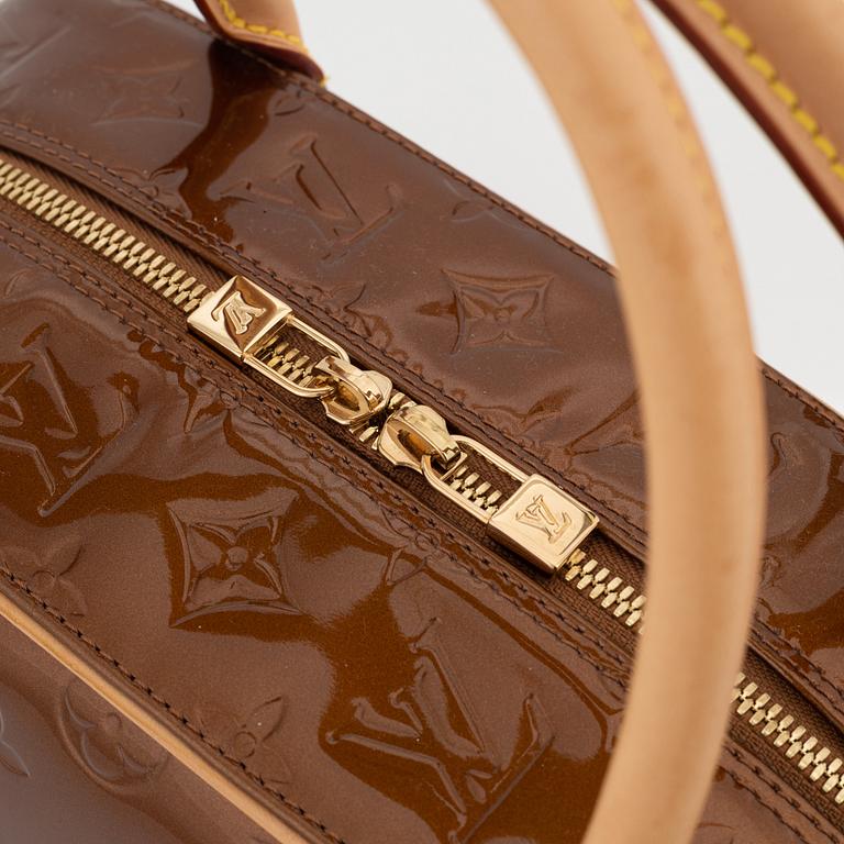 Louis Vuitton, a bronze vernis leather 'Tompkins Square' bag, 2001.