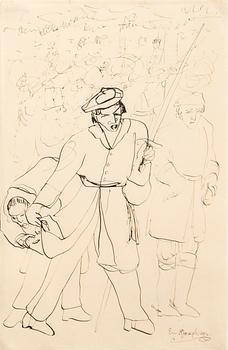 Ernst Josephson, Krigare.