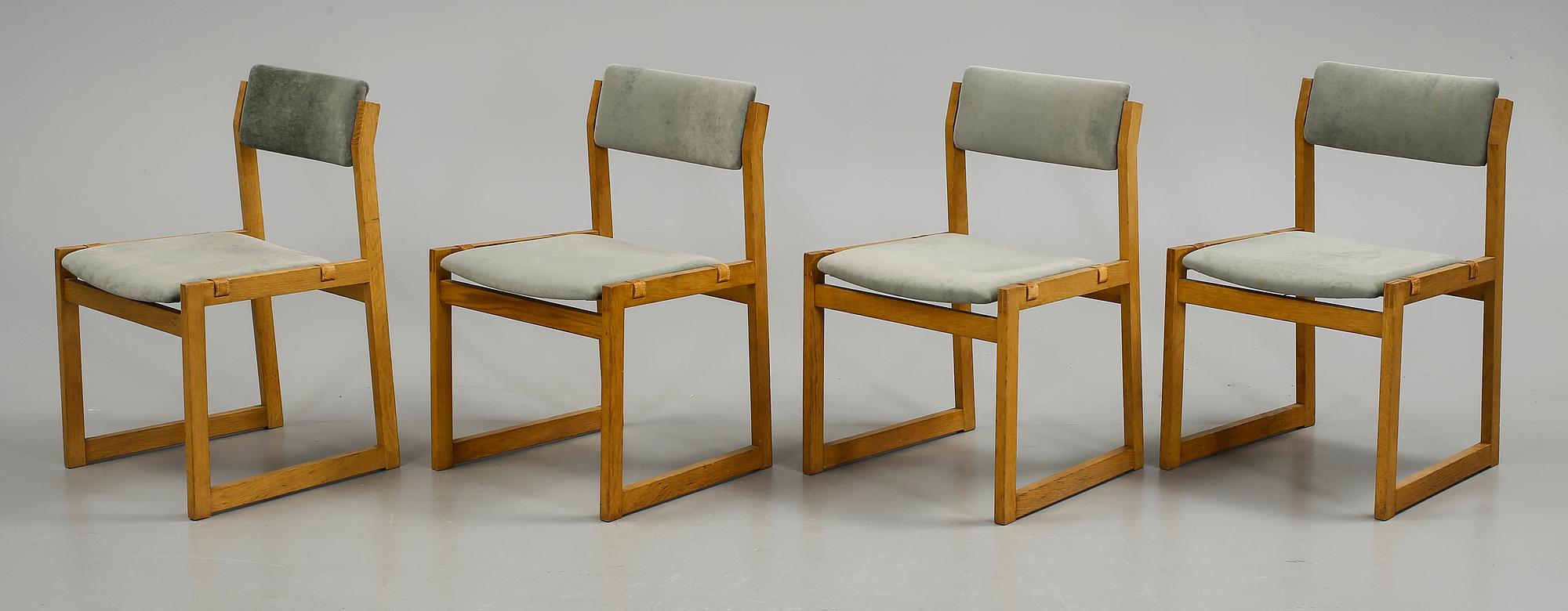 STOLAR, 4 st, Kurt Östervig, Danmark, 1900-talets andra hälft.
