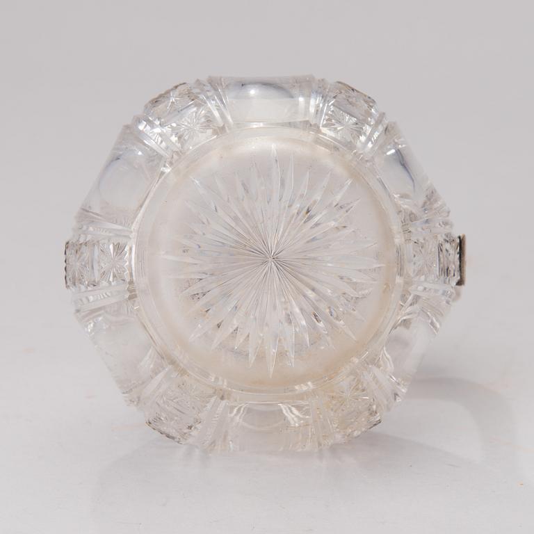 A RUSSIAN SILVER DECANTER, Morozov, St:Petersburg ca 1900.