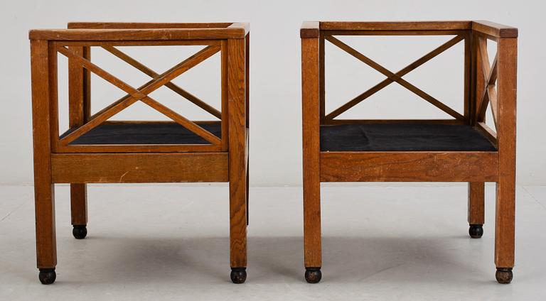 BORD samt STOLAR, 2 st, 1920-tal.