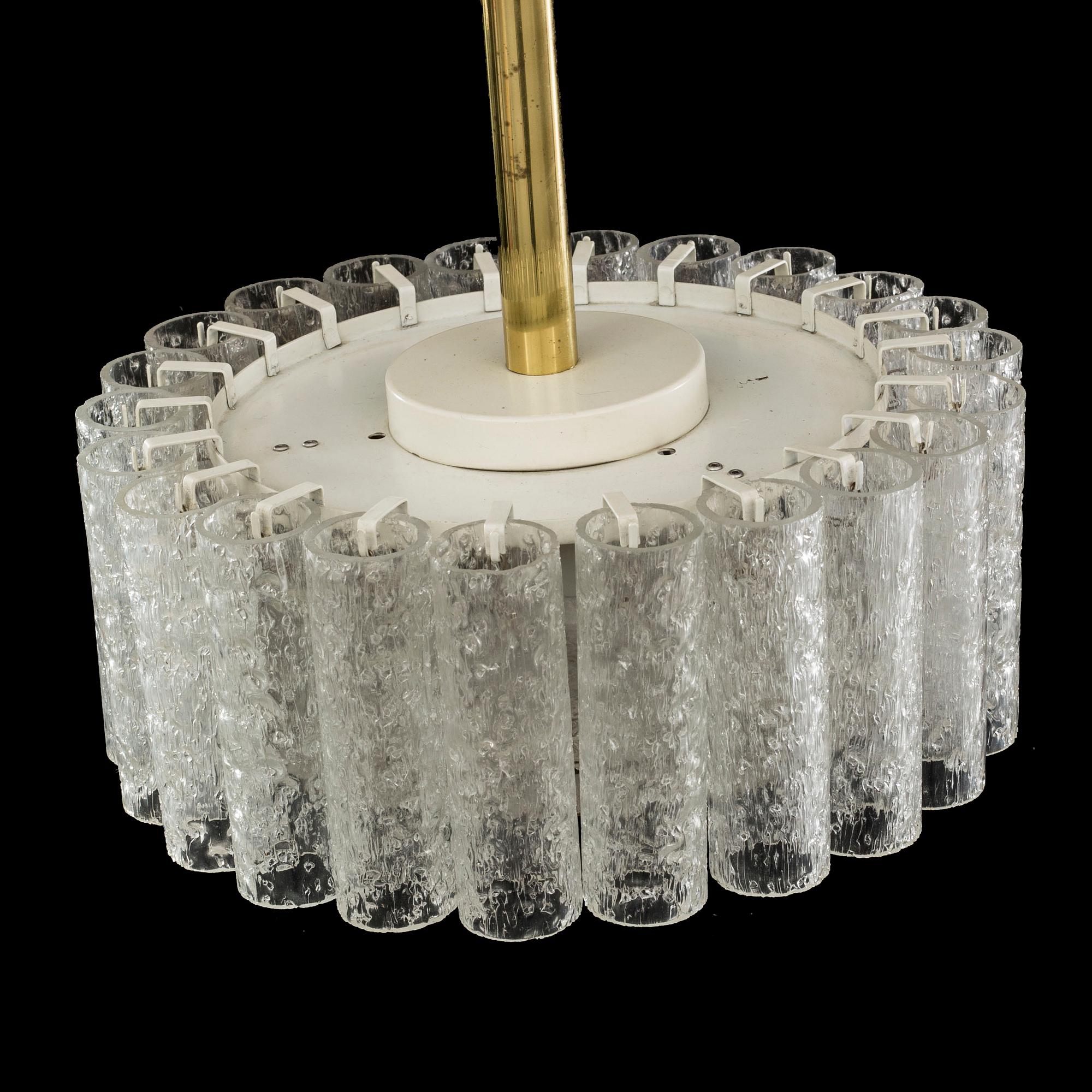 A ceiling lamp by Doria Lichtenwerken, Austria, mid 20th century.