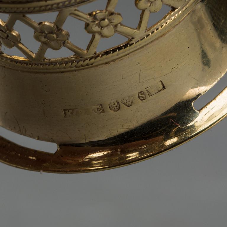 BRUDKRONA, förgyllt silver, K & E Carlson 1947, Göteborg. Ca 40g.