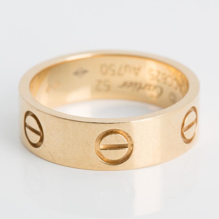 CARTIER, "Love", ring, 18K guld.