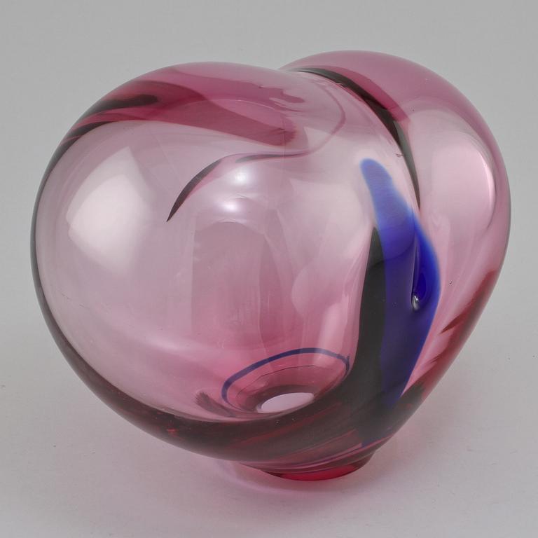 SKULPTUR, glas, Erik Höglund, Unik, Strömbergshyttan, 1988.