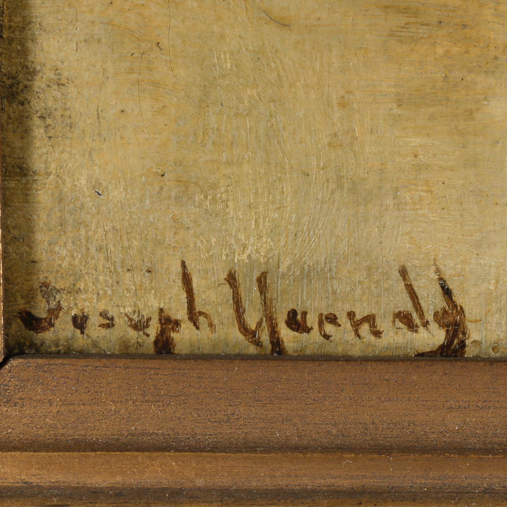 JOSEPH W. YARNOLD, olja på duk, signerad.